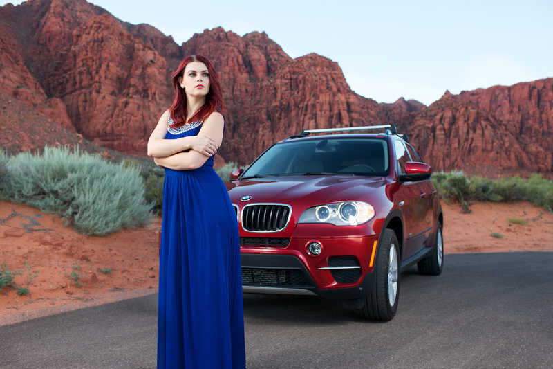 Male and Female model photo shoot of Desert Mirror and Maygen B in Ivins, Utah