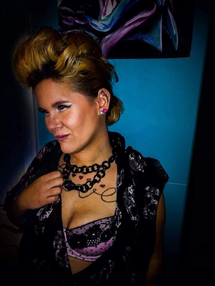 Female model photo shoot of MamaLette in Topeka, Ks FineLine Tattoo and Body Piercings