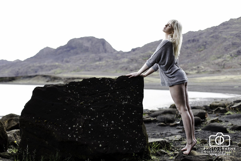 Male and Female model photo shoot of giube and Deeza Lind in Iceland
