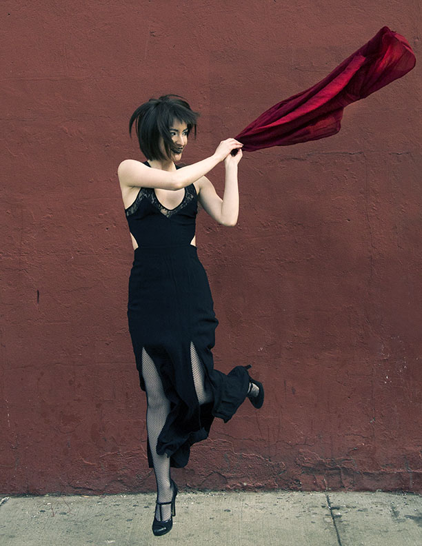 Female model photo shoot of Jocelyn Montoya in NYC