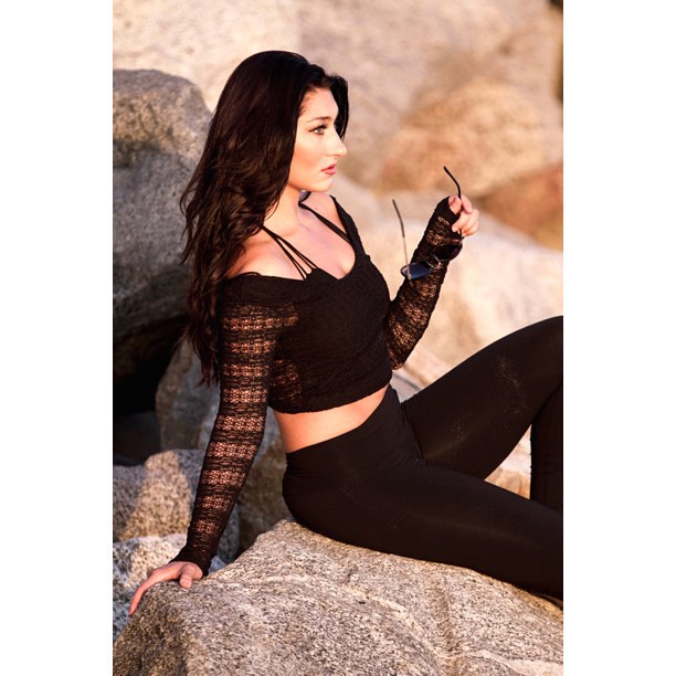 Female model photo shoot of Yogibriii in San Clemente Beach
