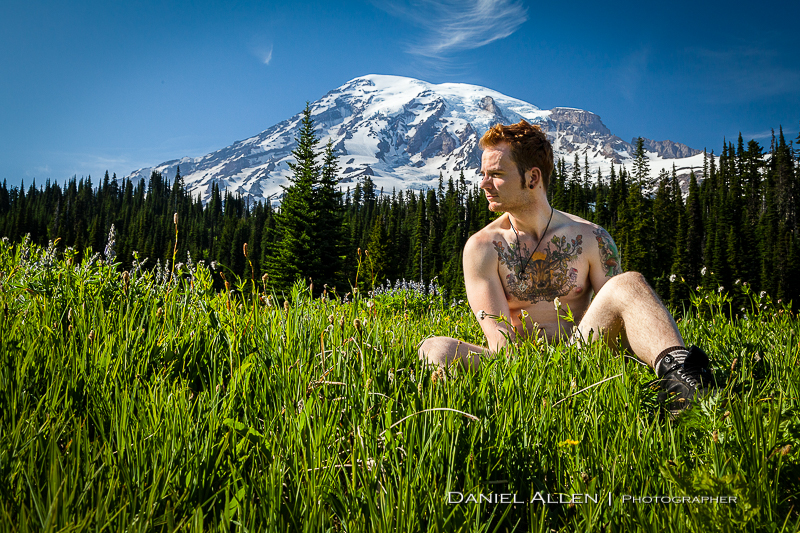 Male model photo shoot of Daniel Allen - Photog in Mt Ranier, WA