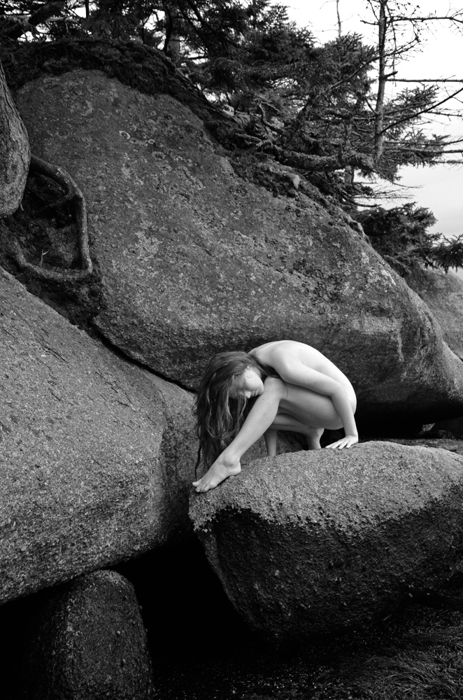 Female model photo shoot of Brianna Fern in Coastal Maine