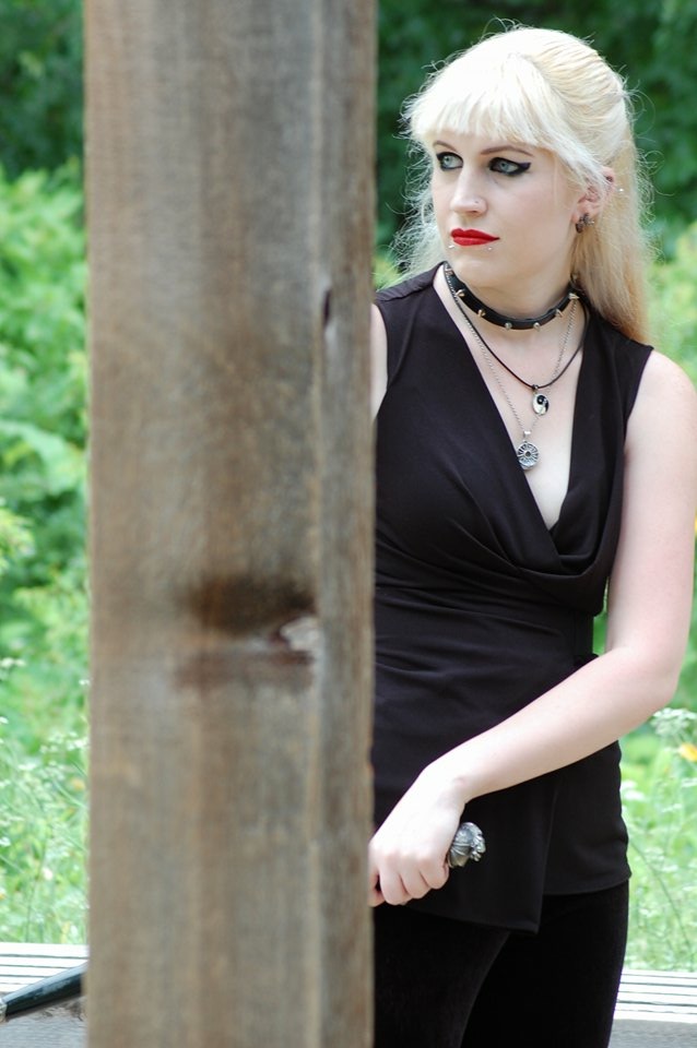 Female model photo shoot of Francis Snow in Veterans Park, Arlington, TX