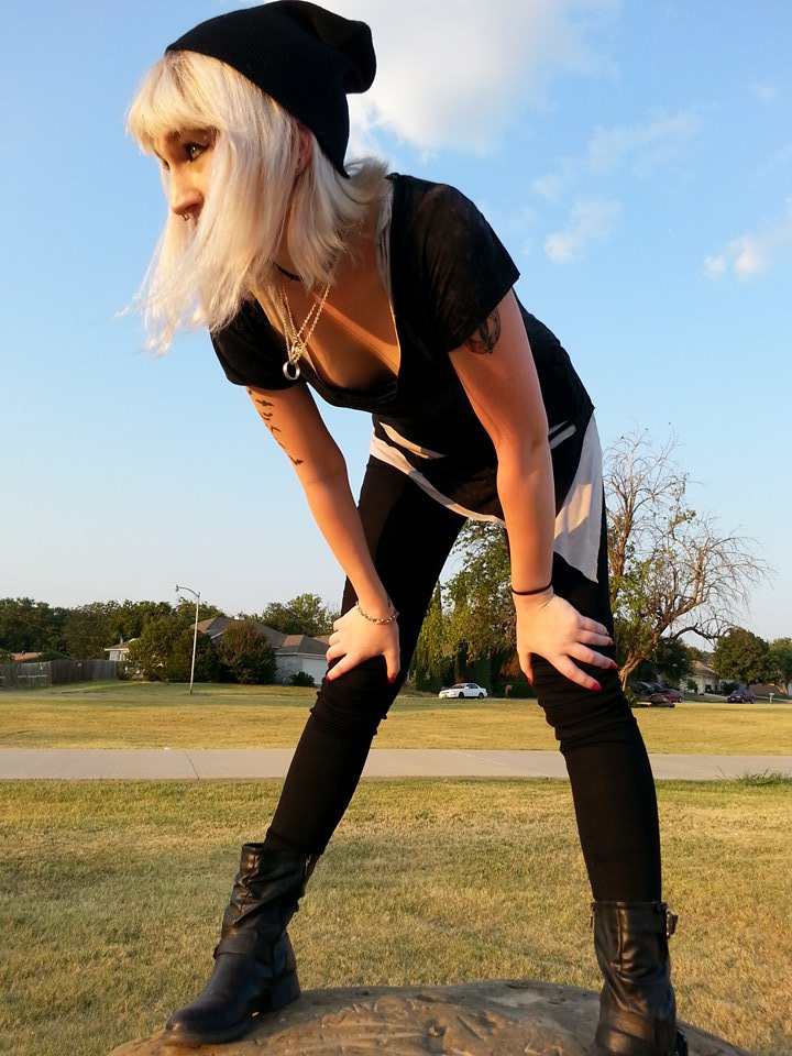 Female model photo shoot of Francis Snow in Vandergriff Park, Arlington, TX