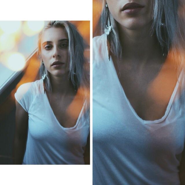 Female model photo shoot of Soft Lights