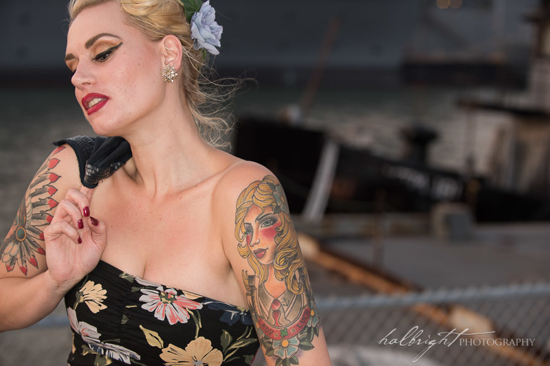 Male and Female model photo shoot of Halbright Photography and Betty Mercury in Naval Air Station, Alameda, CA