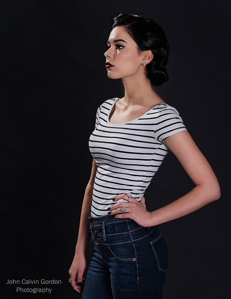 Female model photo shoot of saltcityhair