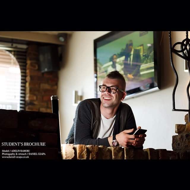Male model photo shoot of Adelinramoiu in Sweeneys Bar , London