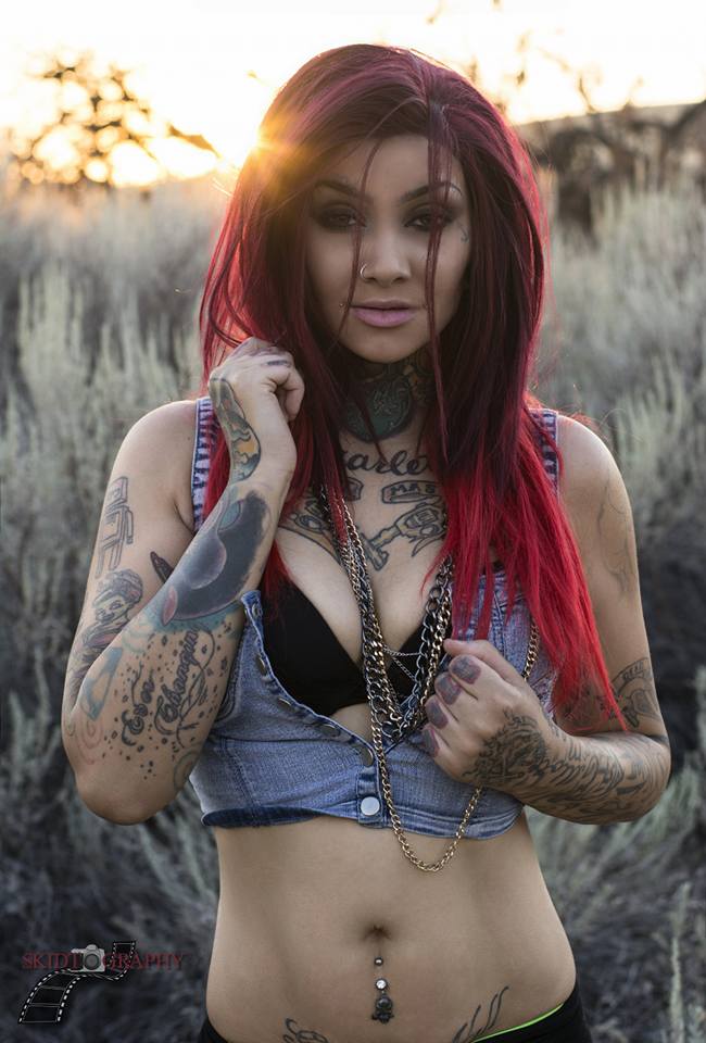 Female model photo shoot of Sammie Inked in Spokane