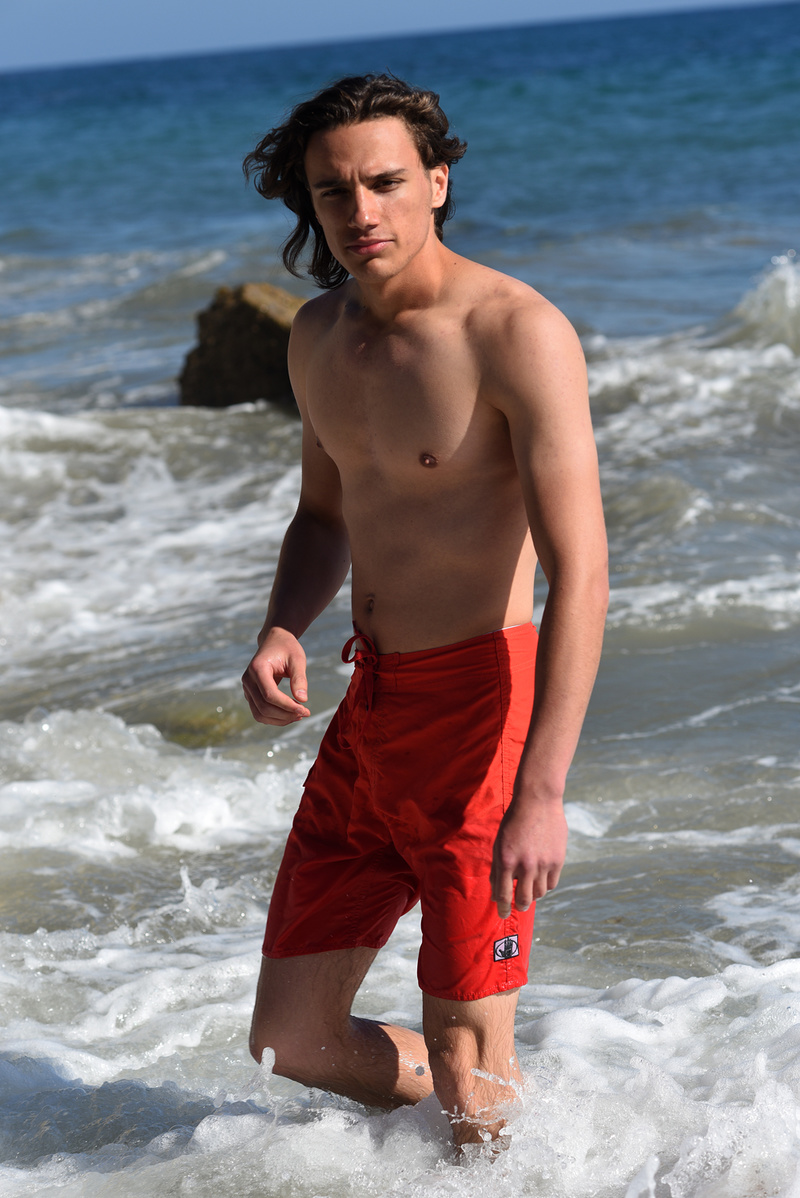 Male model photo shoot of Toni_AL in El Matador Beach, CA