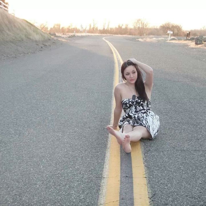 Female model photo shoot of Nicolle Bonham in Sutter Buttes Back Roads