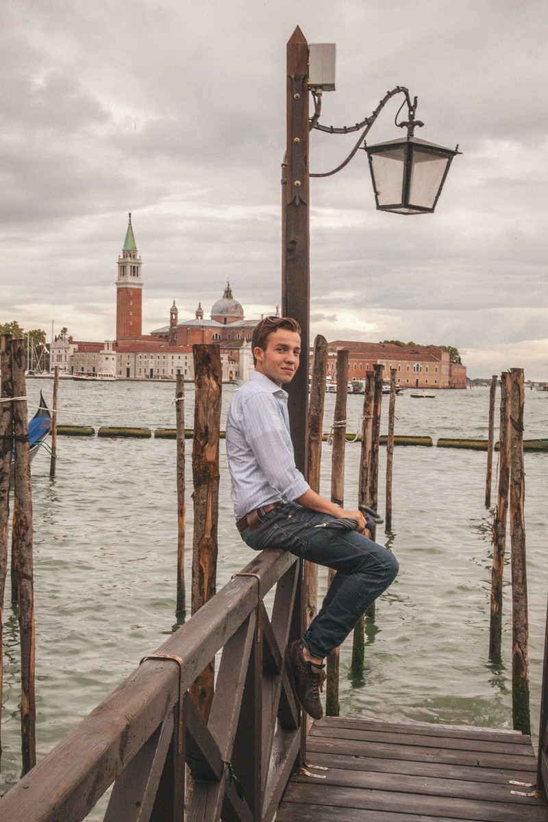 Male model photo shoot of FaizanQ in Venice, Italy