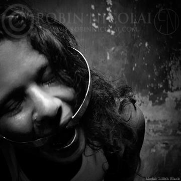 Female model photo shoot of Lillith Black by Robin Nicolai