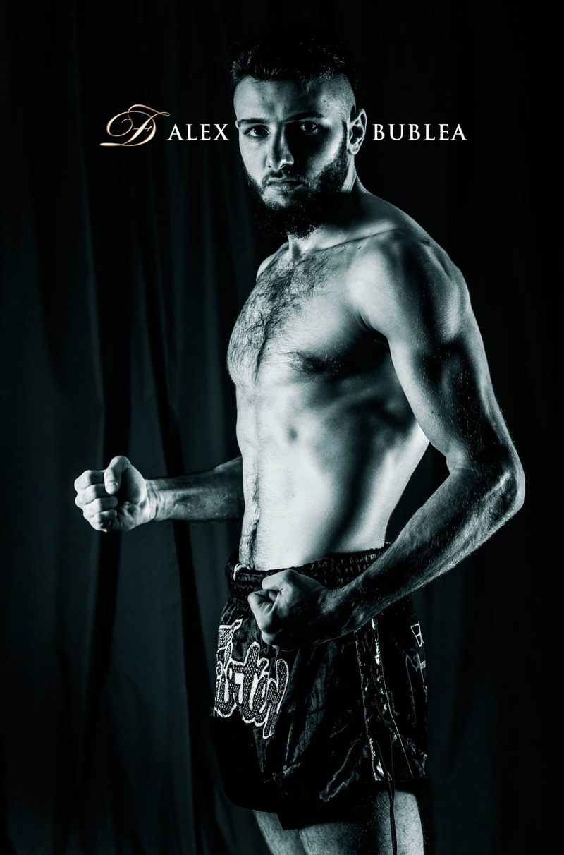Male model photo shoot of Alex Bodyhammer Bublea in The Knowlesy Academy Muay Thai