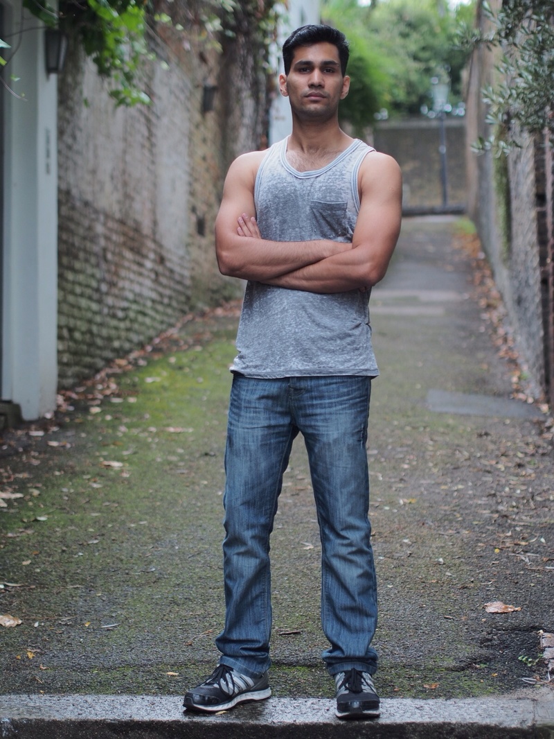Male model photo shoot of akarim in London