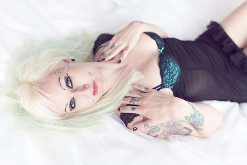 Female model photo shoot of Kitty__Vicious