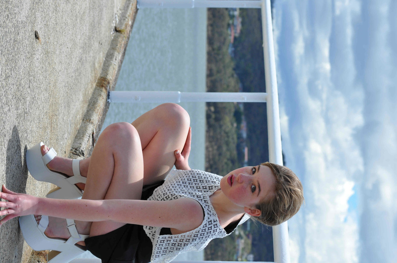 Female model photo shoot of CloverVale in Hobart Tasmania