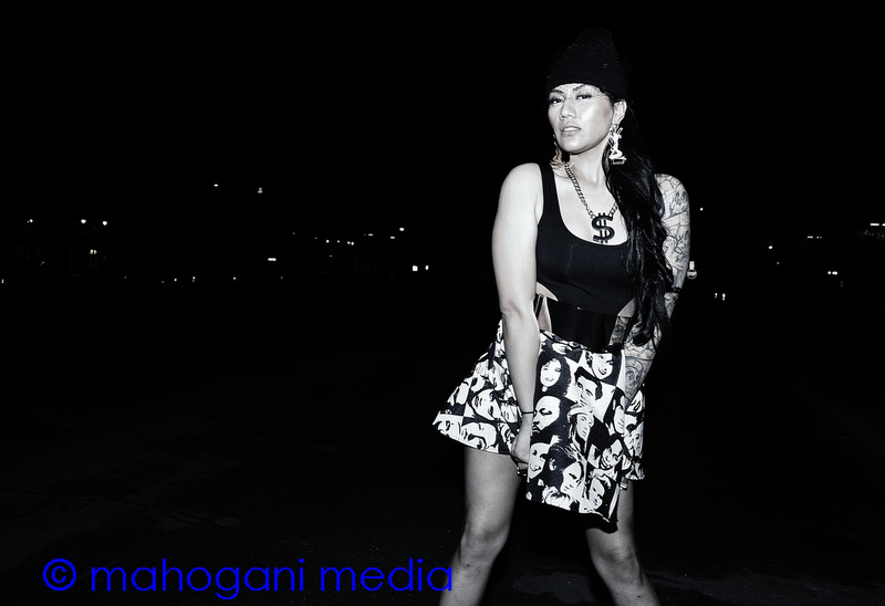Female model photo shoot of mahogani media