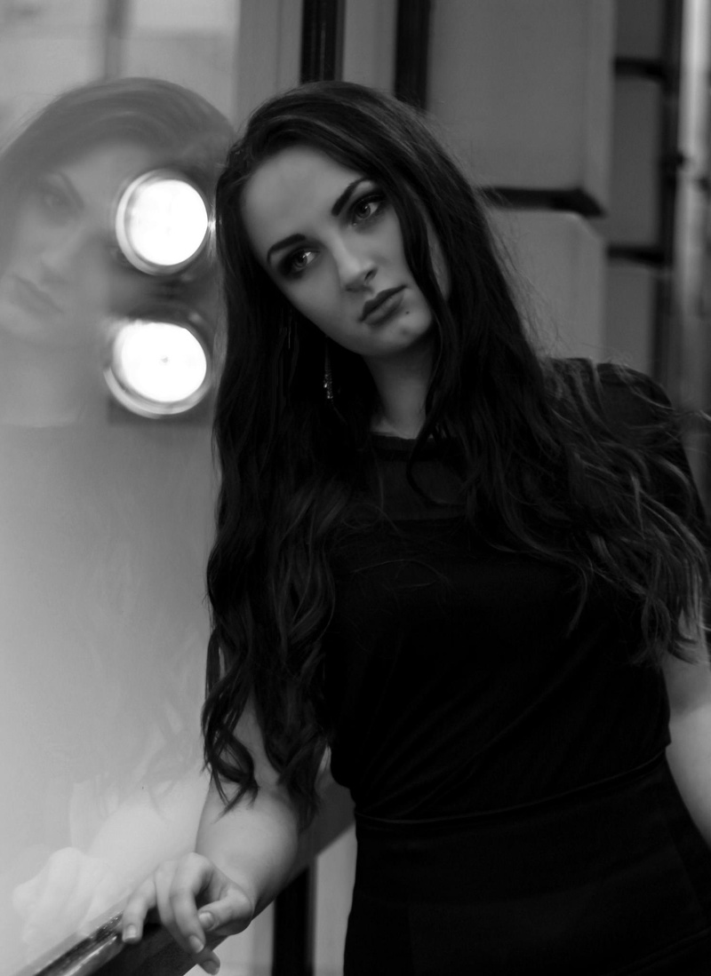 Female model photo shoot of evamoreino in Riga