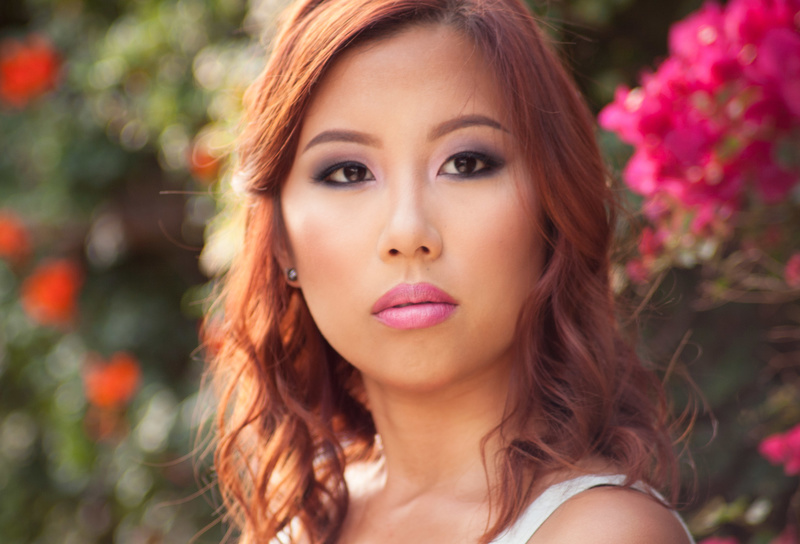 Female model photo shoot of sunnyyoon89 in Laguna Hills, CA, makeup by Veronica Fensel