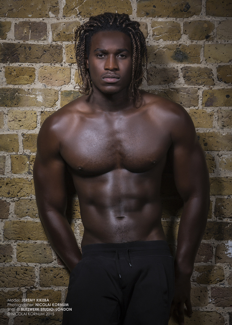 Male model photo shoot of Jeremy Kikeba in Blitzwerk studio