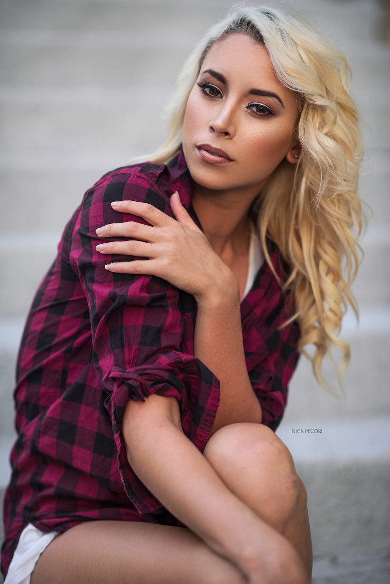 Female model photo shoot of Samantha Ashley Mathias by Nick Pecori