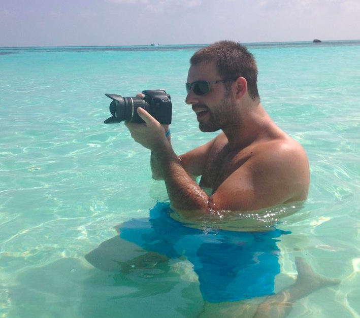 Male model photo shoot of stuartphotographer in Maldives