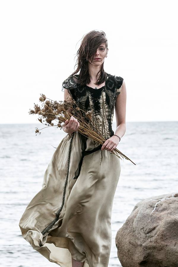 Female model photo shoot of GundegaRoge in Engure / Latvia