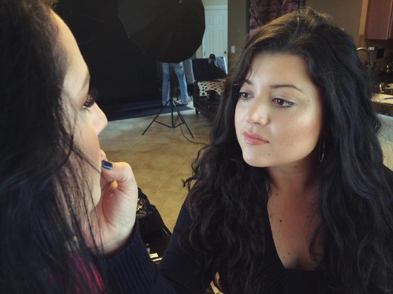 Female model photo shoot of Aura Makeup Art