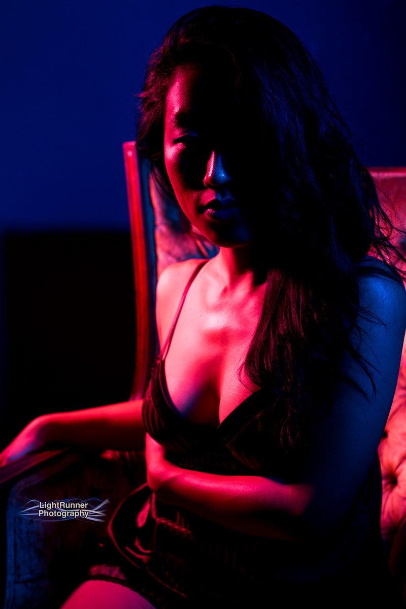 Female model photo shoot of jingfang by LightRunner Photography in San Jose
