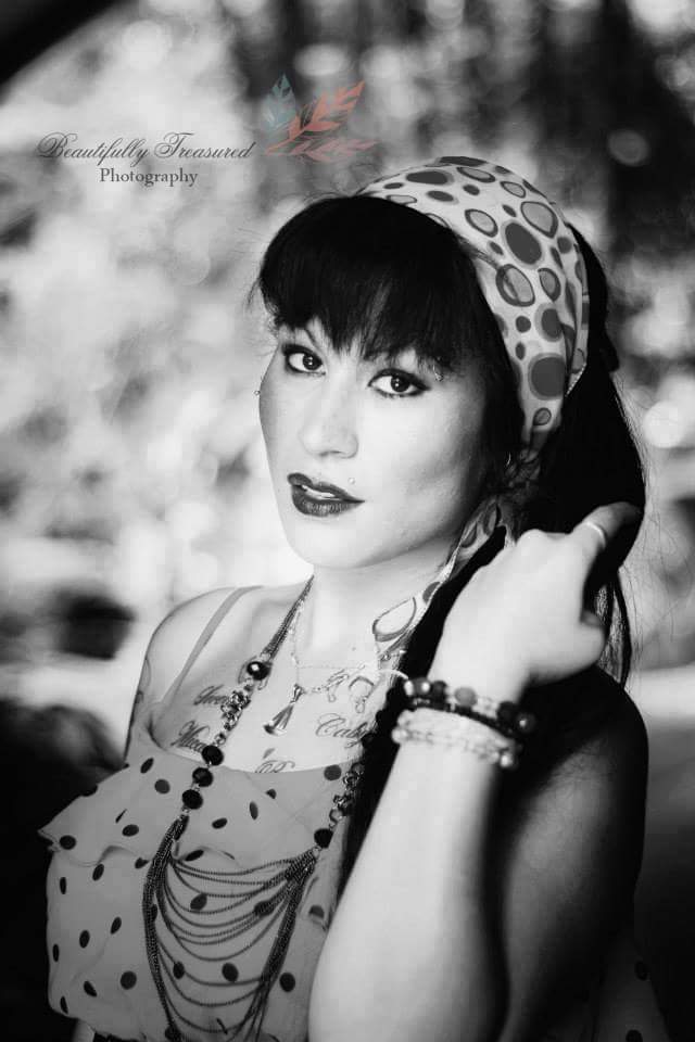 Female model photo shoot of Miss Ink Tattoo Model