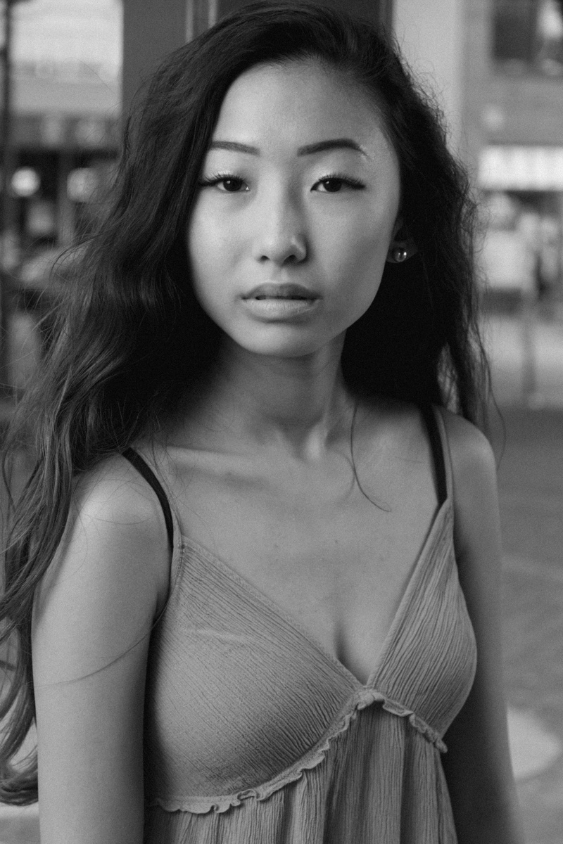 Female model photo shoot of Connie Wong by Joshua Reber  in International District