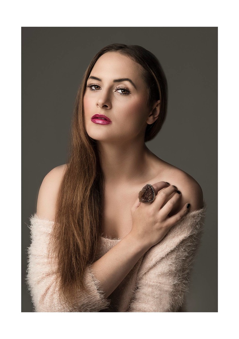 Female model photo shoot of Carolina Targosz in studio 2015