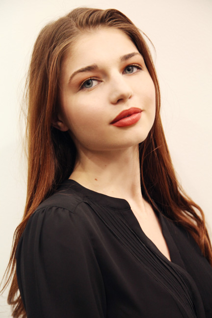 Female model photo shoot of AmandaGeis in Metro Beauty Academy