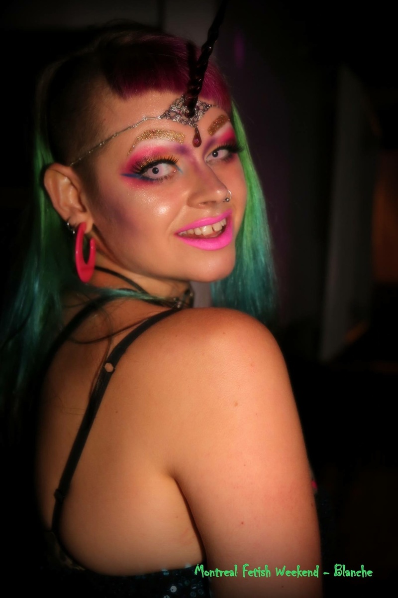 Female model photo shoot of Misery Makeup Design