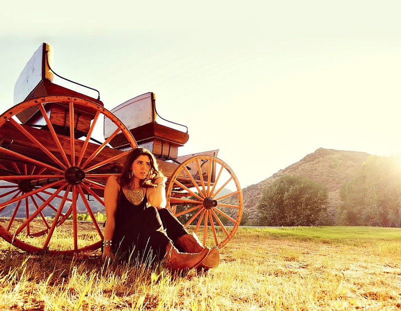 Female model photo shoot of Esenirvine and Chelsi Ross in Sun Valley, Idaho
