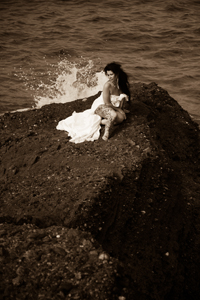 Female model photo shoot of SilkeT by Don Heffern II in Laguna Beach