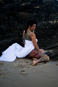 Female model photo shoot of SilkeT by Don Heffern II in Laguna Beach