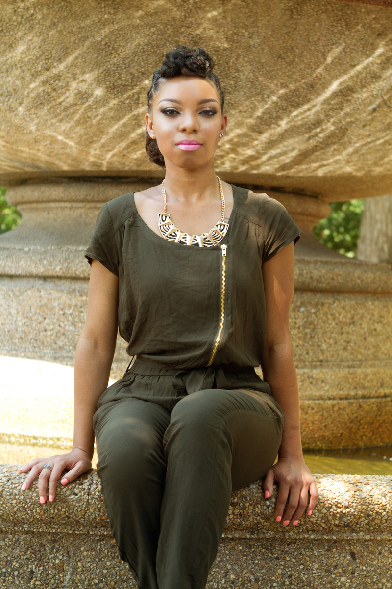 Female model photo shoot of Lady Lisha in Meridian Hill Park-NW DC