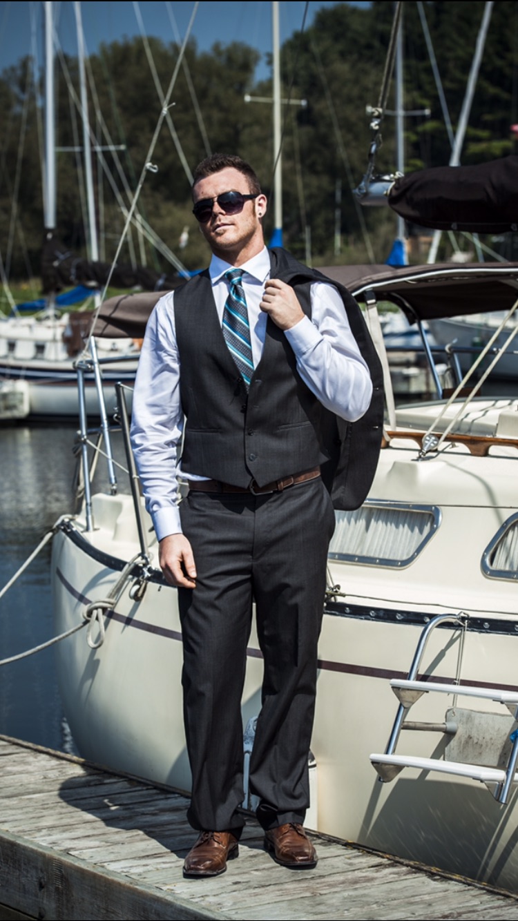 Male model photo shoot of Landon stutt in Port of Newcastle, ON