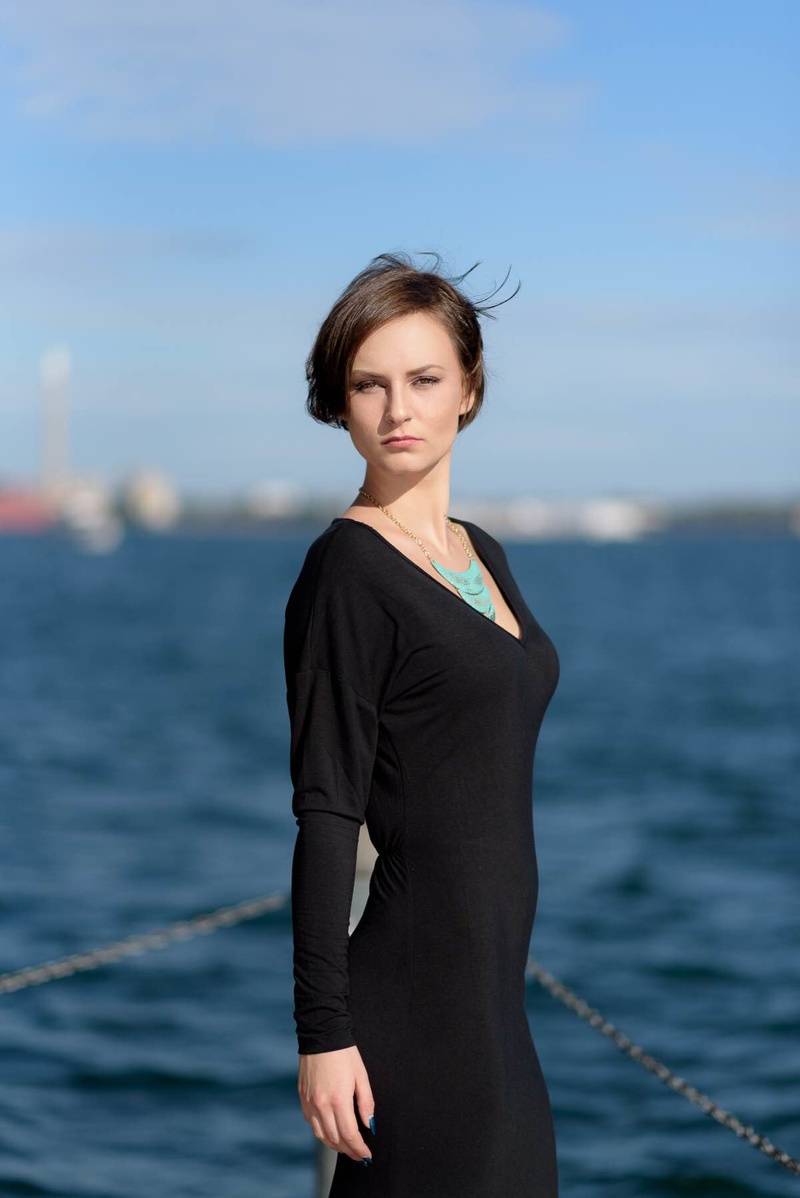 Female model photo shoot of KaitChid by alexsuen in Toronto Harbour Front