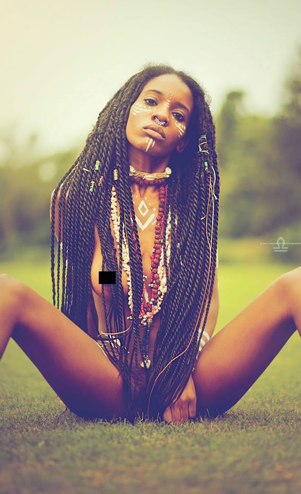 Female model photo shoot of Mirabelle Basquiat