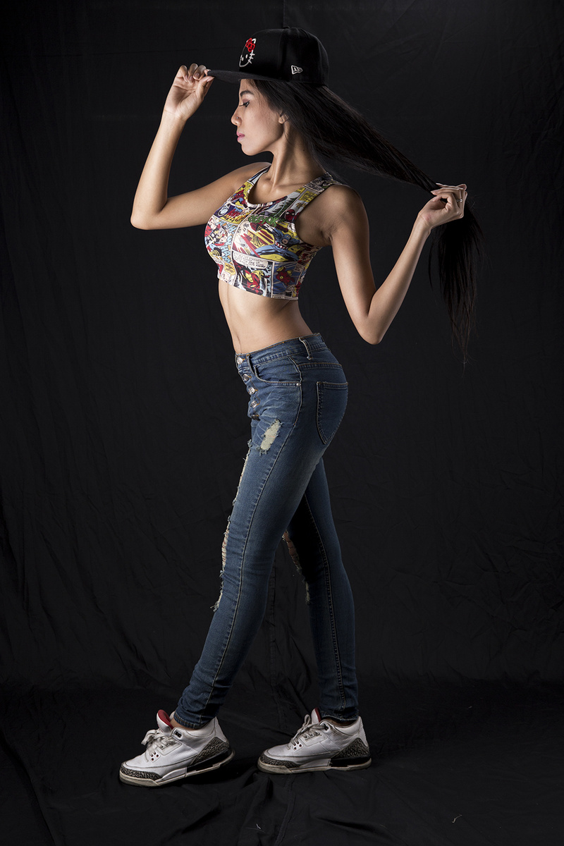 Female model photo shoot of AJmodel24 in Bangkok Thailand