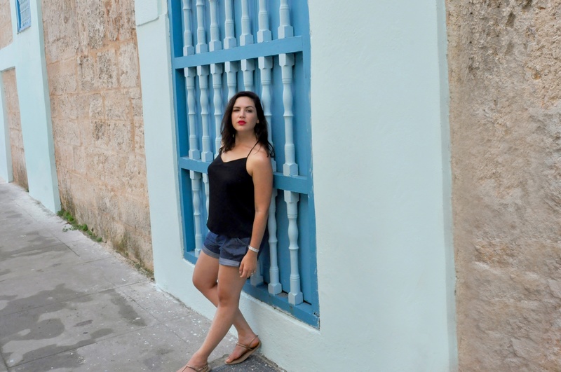 Female model photo shoot of Yaelle A in Cuba