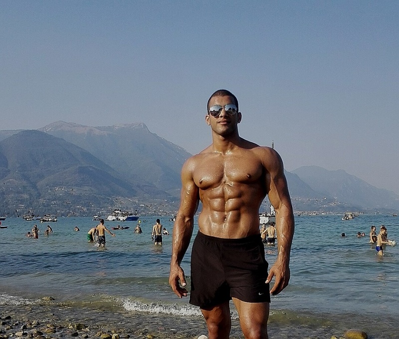 Male model photo shoot of Ahmed yahia in Italy - garda lake