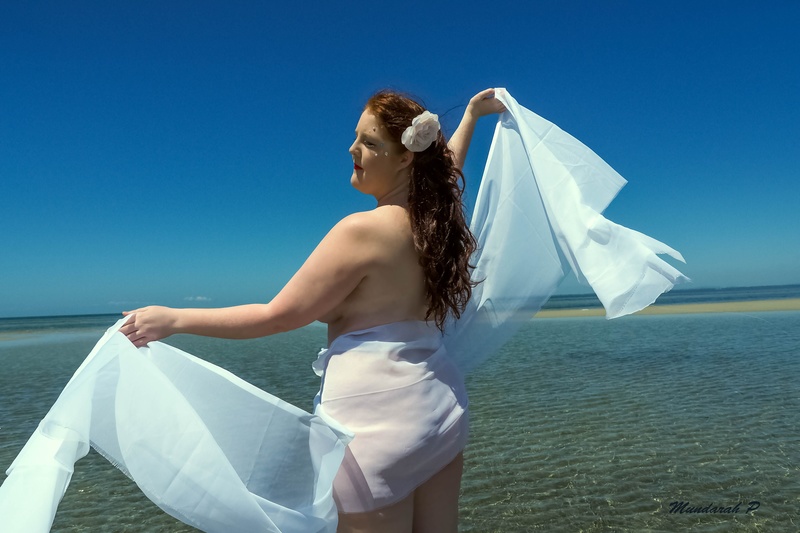 Female model photo shoot of Miss Scarlett Minx in Secluded Beach
