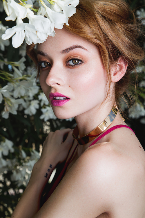 Female model photo shoot of Makeup by M a n d i e