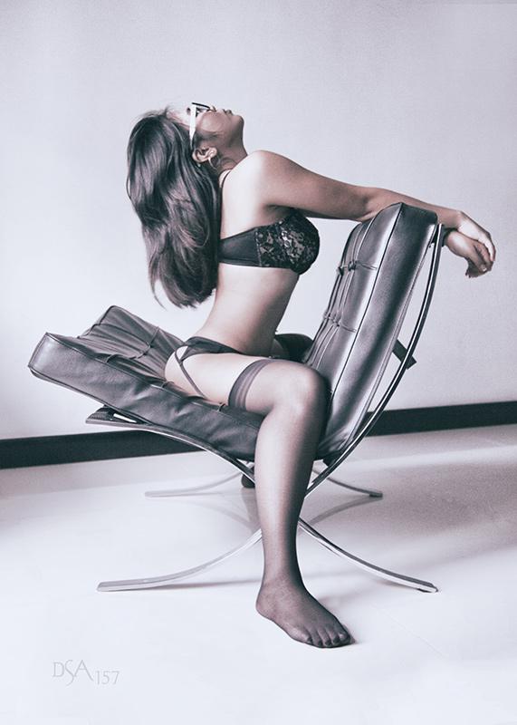 Female model photo shoot of Yves La Libertine by David S April in Makati