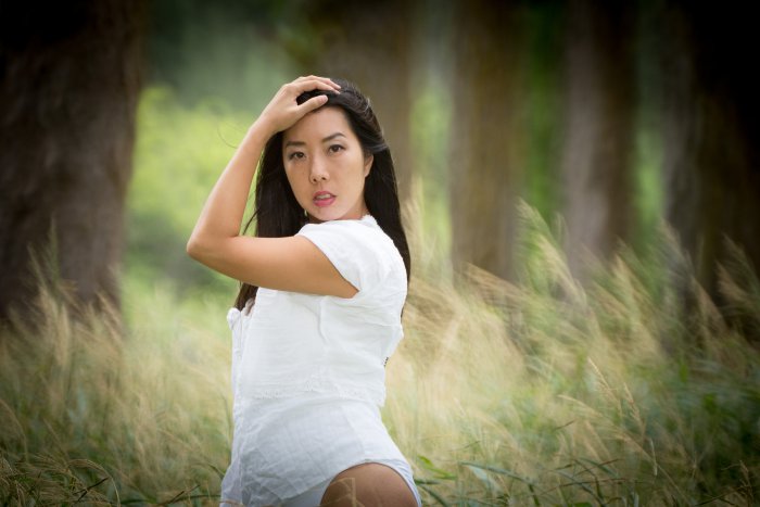 Female model photo shoot of Jeannie Choi by Barry_M in Honolulu, Oahu, Hawaii